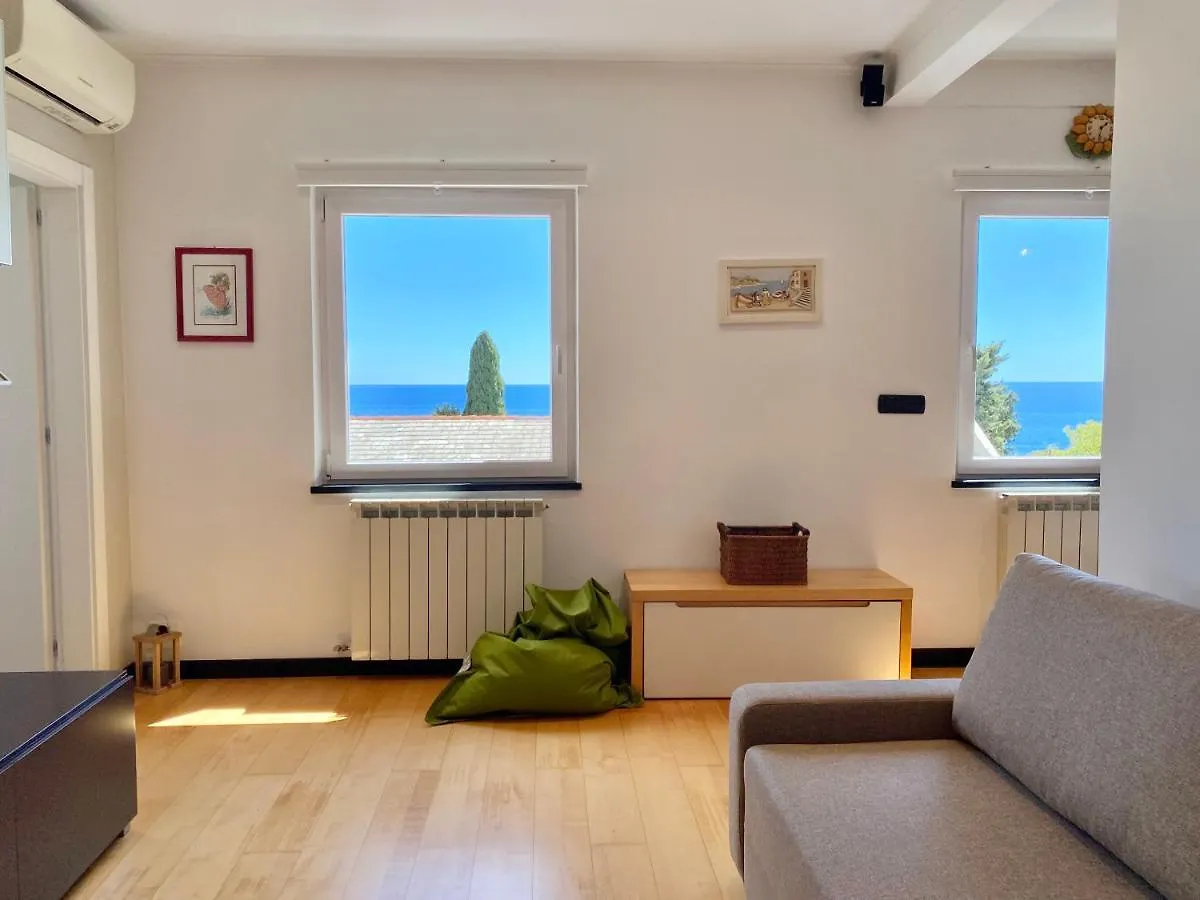 Casaviva - Lovely Seaview Trilo In Genova Nervi Apartment Genoa